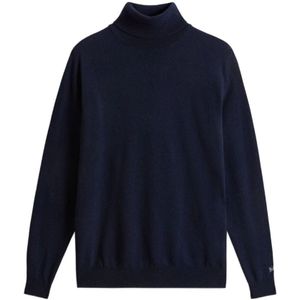 Woolrich, Heren, Truien, Blauw, Maat: M Wol,
