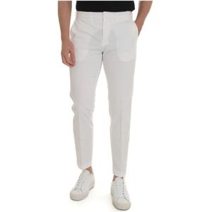 Fay, Heren, Broeken, Wit, Maat: W33 Katoen,