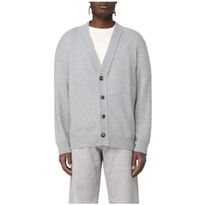 Bottega Veneta, Heren, Truien, Grijs, Maat: S Kasjmier,