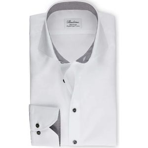 Stenströms, Heren, Overhemden, Wit, Maat: M Katoen,