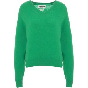 Crush, Dames, Truien, Groen, Maat: L Kasjmier,