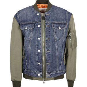 Alexander McQueen, Heren, Jassen, Veelkleurig, Maat: S Denim,