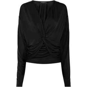 Bruuns Bazaar, Dames, Blouses & Shirts, Zwart, Maat: XS