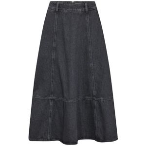 MOS Mosh, Dames, Rokken, Grijs, Maat: S Denim,