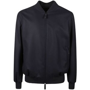 Giorgio Armani, Heren, Jassen, Blauw, Maat: L Kasjmier,