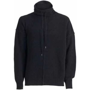 Isabel Benenato, Heren, Sweatshirts & Hoodies, Zwart, Maat: XL Wol,