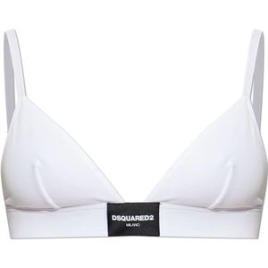 Dsquared2, Dames, Ondergoed, Wit, Maat: 2XL Katoen,