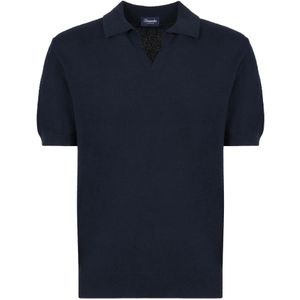 Drumohr, Heren, Truien, Blauw, Maat: M Katoen,