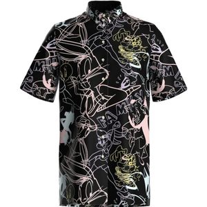 Family First, Heren, Overhemden, Zwart, Maat: S