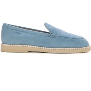 Hogan, Dames, Schoenen, Blauw, Maat: 35 EU Leer,