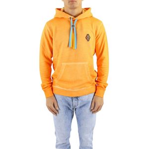 Marcelo Burlon, Heren, Sweatshirts & Hoodies, Oranje, Maat: S