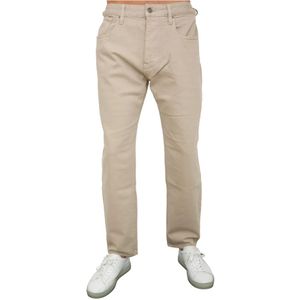 Armani Exchange, Heren, Broeken, Beige, Maat: W33 Katoen,