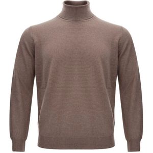 Kangra, Heren, Truien, Bruin, Maat: S Wol,