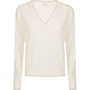 Eleventy, Dames, Truien, Wit, Maat: S Wol,