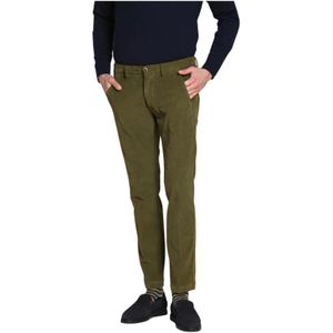 Mason's, Heren, Broeken, Groen, Maat: XS Corduroy,