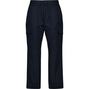 Moncler, Heren, Broeken, Blauw, Maat: L Katoen,