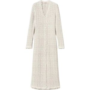 Twinset, Dames, Truien, Grijs, Maat: S Katoen,