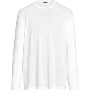 Kiton, Heren, Tops, Wit, Maat: XL Katoen,