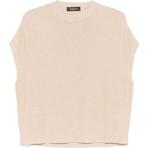 Fabiana Filippi, Dames, Truien, Beige, Maat: L