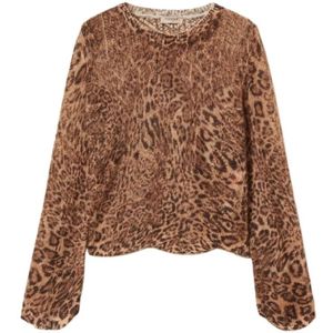 Twinset, Dames, Blouses & Shirts, Veelkleurig, Maat: S Mohair,