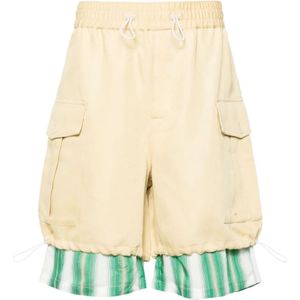 Wales Bonner, Heren, Korte broeken, Veelkleurig, Maat: S Katoen,