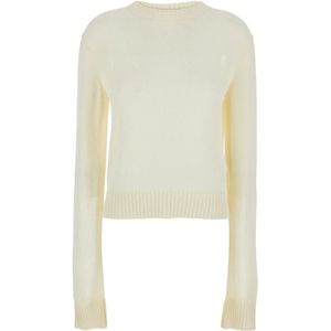 Jil Sander, Dames, Truien, Wit, Maat: S Katoen,