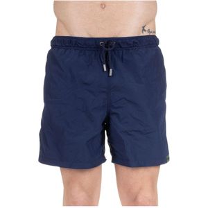 Aspesi, Heren, Badkleding, Blauw, Maat: 2XL Poliester,