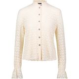 Zero, Dames, Blouses & Shirts, Beige, Maat: XS