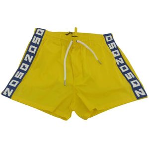 Dsquared2, Heren, Badkleding, Geel, Maat: S