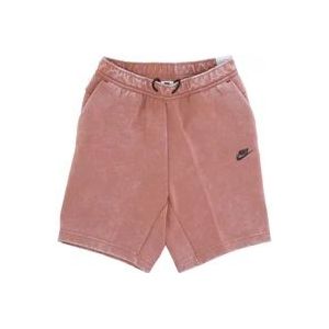 Nike Tech Fleece Wash Short Pak , Pink , Heren , Maat: XL
