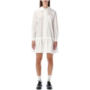 Comme des Garçons, Dames, Jurken, Wit, Maat: S Katoen,