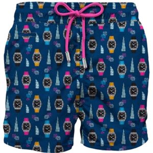 MC2 Saint Barth, Heren, Badkleding, Blauw, Maat: 2XL Poliester,