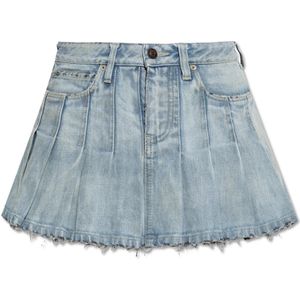 Balenciaga, Dames, Rokken, Blauw, Maat: XS Denim,