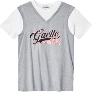 Gaëlle Paris, Dames, Tops, Grijs, Maat: S Katoen,