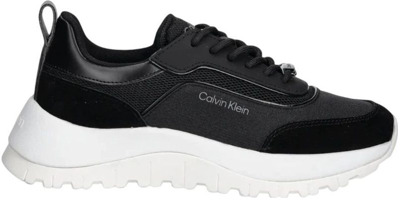 Calvin Klein, Dames, Schoenen, Zwart, Maat: 36 EU Leer,