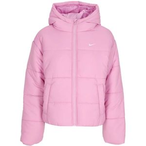 Nike, Dames, Jassen, Roze, Maat: XS Zijde,