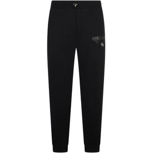 Philipp Plein, Heren, Broeken, Zwart, Maat: S Katoen,