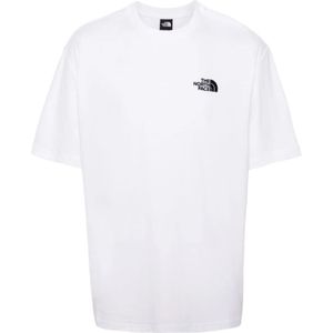 The North Face, Heren, Tops, Wit, Maat: L Katoen,