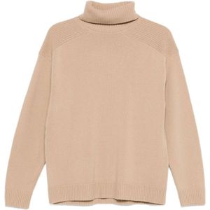 Seventy, Dames, Truien, Beige, Maat: S Wol,