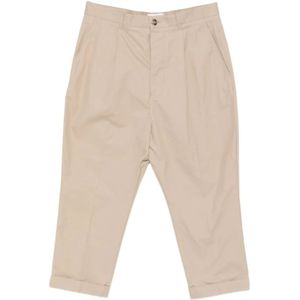 Ami Paris, Heren, Broeken, Beige, Maat: L