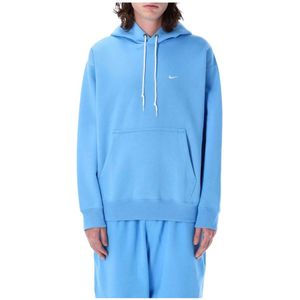 Nike, Heren, Sweatshirts & Hoodies, Blauw, Maat: L Katoen,