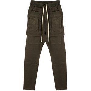 Rick Owens, Heren, Broeken, Bruin, Maat: XL Zijde,