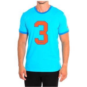 La Martina - TMR312-JS206 - T-shirt - Blauw - Korte Mouwen
