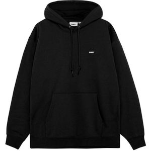Obey, Heren, Sweatshirts & Hoodies, Zwart, Maat: S Fleece,