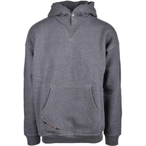 Diesel, Heren, Sweatshirts & Hoodies, Grijs, Maat: M Katoen,