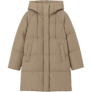 Weekend Max Mara, Dames, Mantels, Beige, Maat: 2XS Leer,