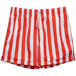 Emporio Armani, Heren, Badkleding, Rood, Maat: M Poliester,