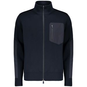 Herno, Heren, Truien, Blauw, Maat: L Polyamide,