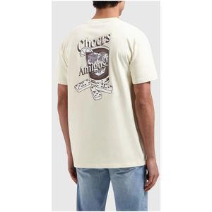 Pure Path, Heren, Tops, Beige, Maat: S Katoen,