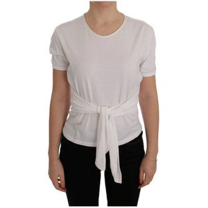 Dolce & Gabbana, Dames, Tops, Wit, Maat: 2XS Katoen,